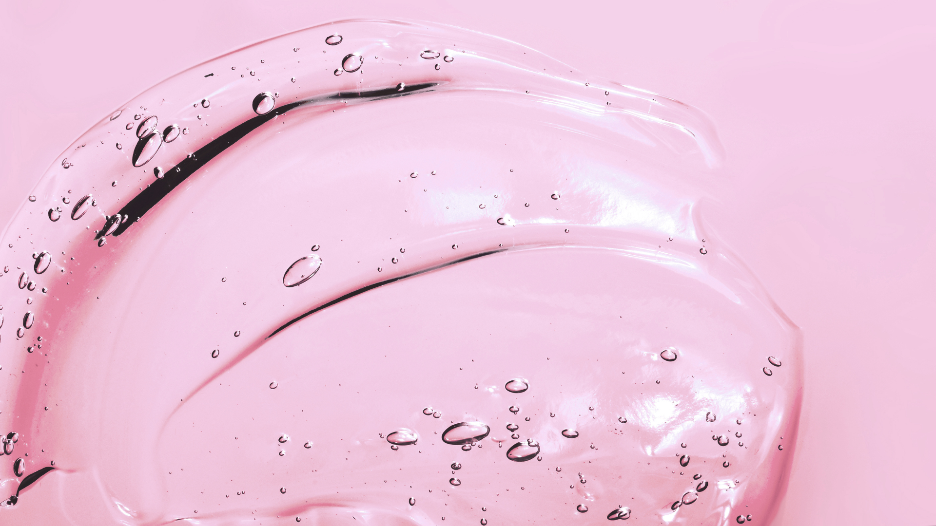 A pink gel on a pink background