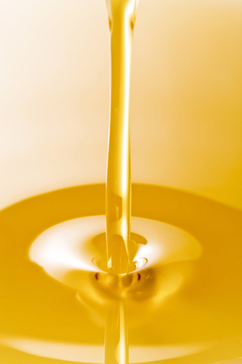 Oil being poured