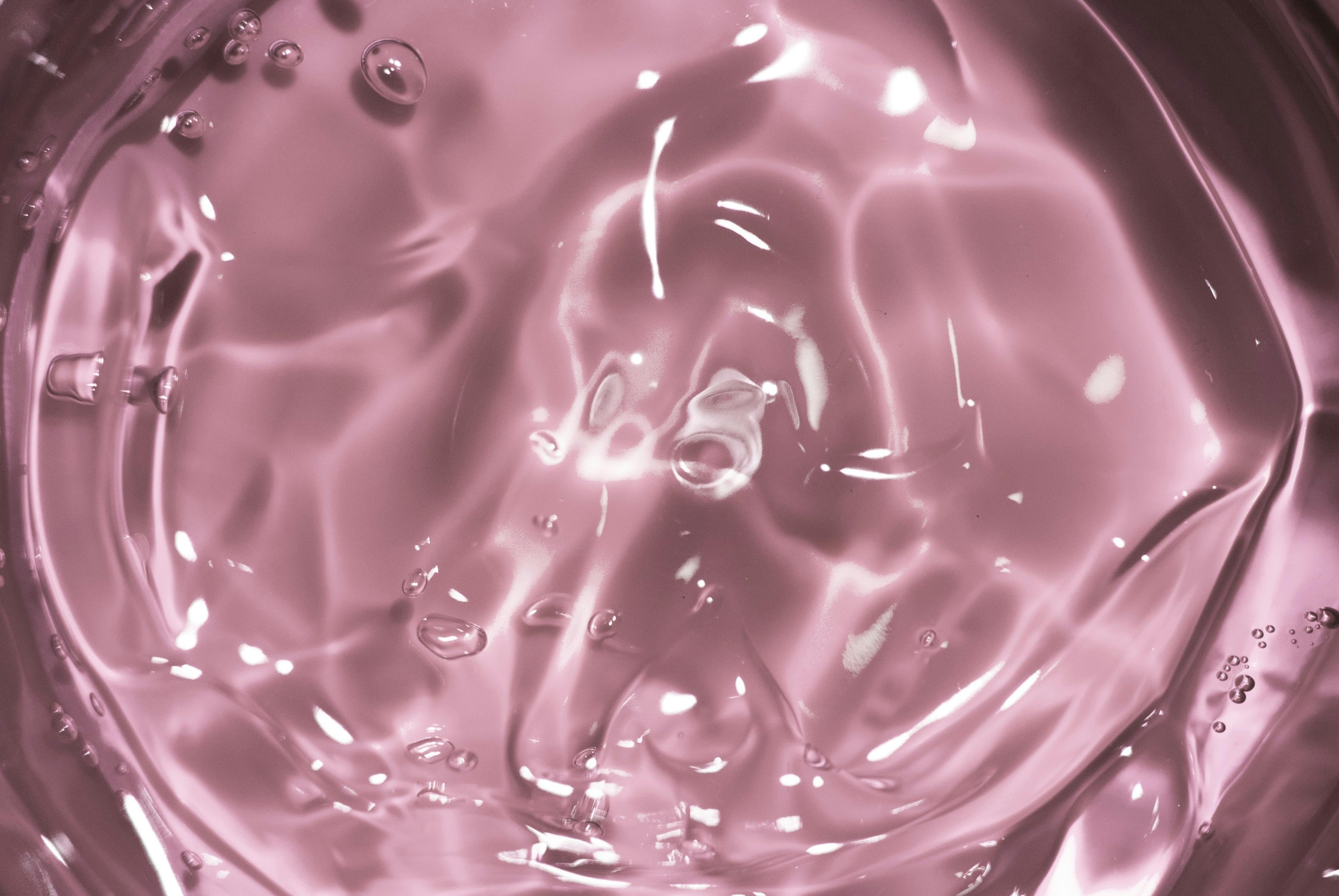 Pink transparent gel
